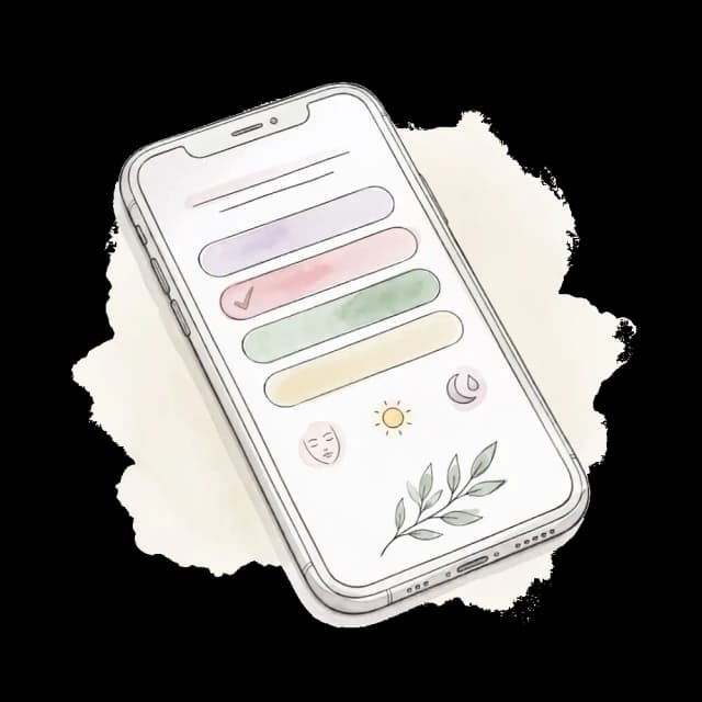 Téléphone affichant les questions du quiz