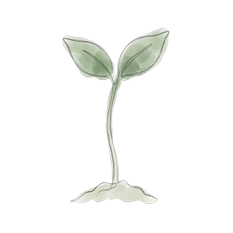 Icône feuilles — phase folliculaire
