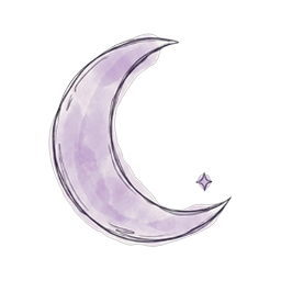 Icône lune — phase lutéale
